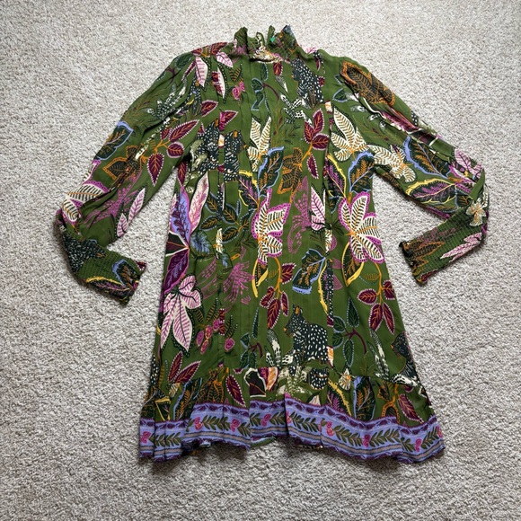 FARM Rio Dresses & Skirts - Farm Rio Wild Jungle Long Sleeve Mini Dress